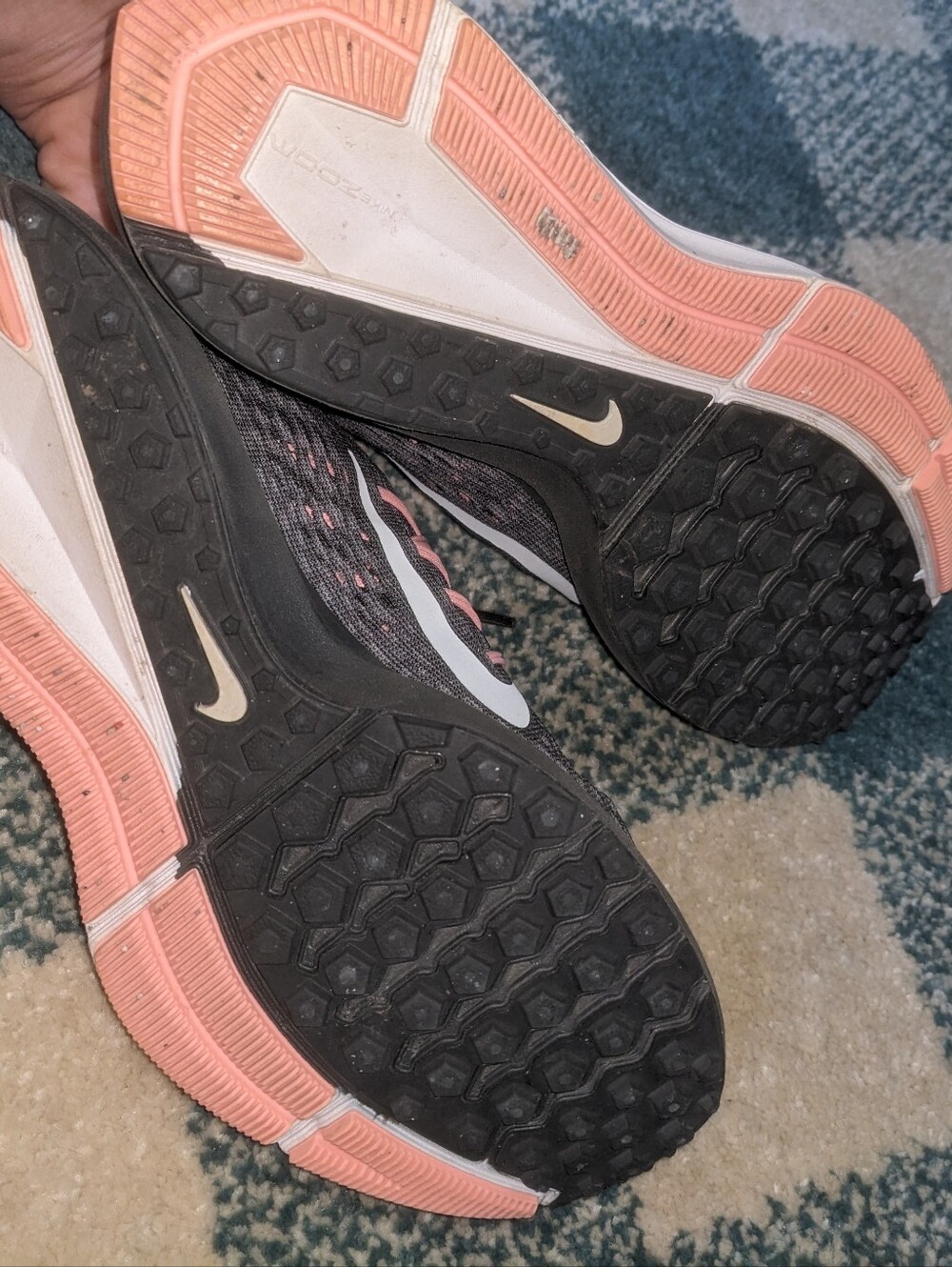 Nike Zoom Winflo 5 Grey And Pink Sneakers Size 6.5 - Picture 7 of 7